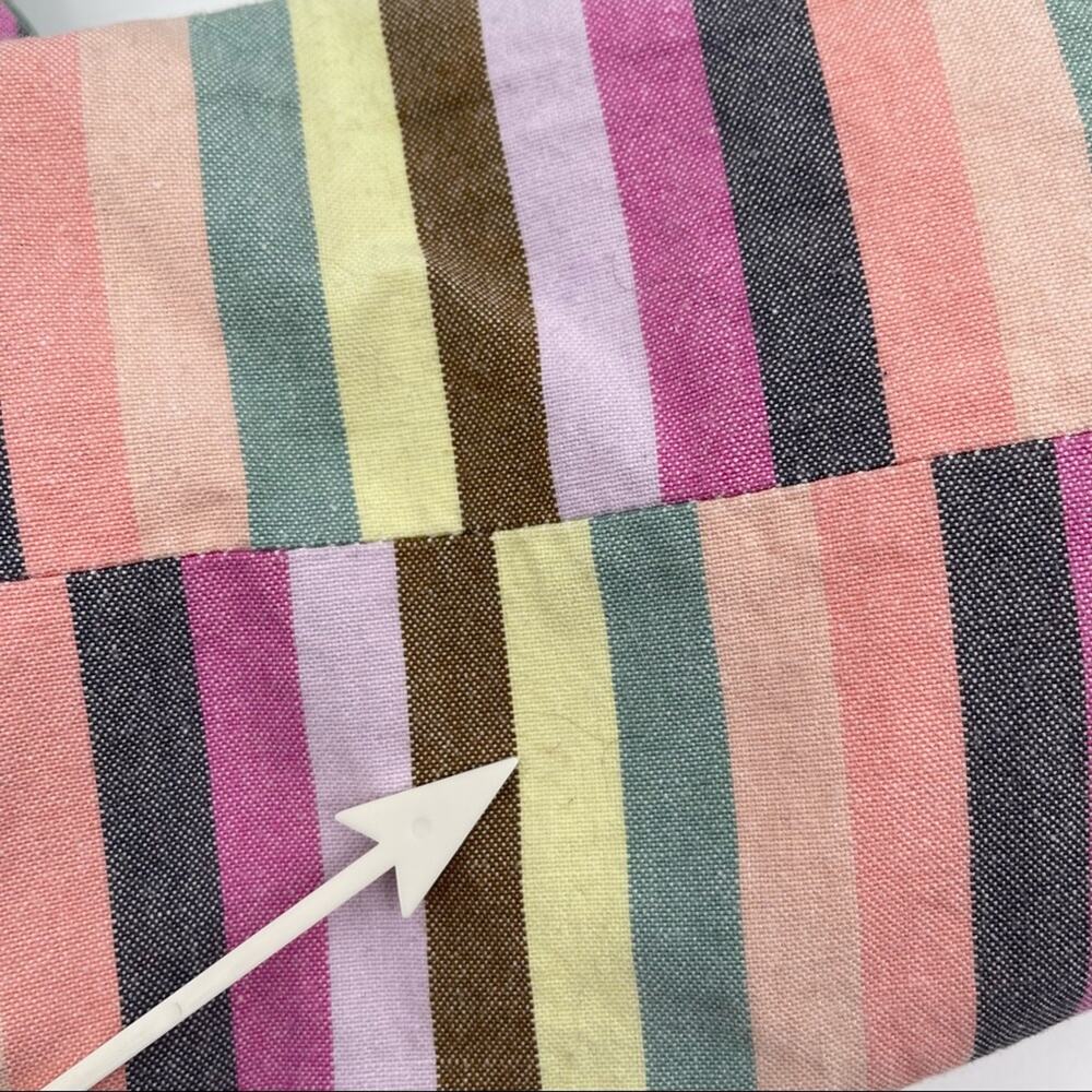 Rainbow Pride Stripe Purse Tote Adjustable Tie Multicolor CarryAll Shoulder Bag - Picture 4 of 13